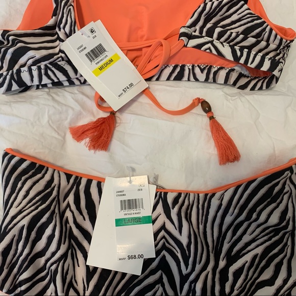 NWT Becca Two Piece Bikini Set M/L - Picture 9 of 9